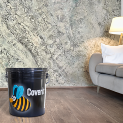 Coverit Roma - Kül- és Beltéri, Travertin Mészkő Hatású Dekorvakolat